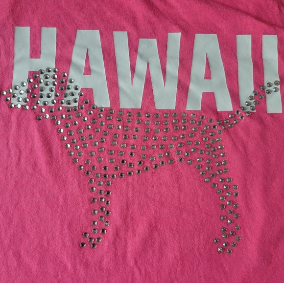 VS PINK HAWAII DESTINSTION DOG BLING TANK - Picture 2 of 4